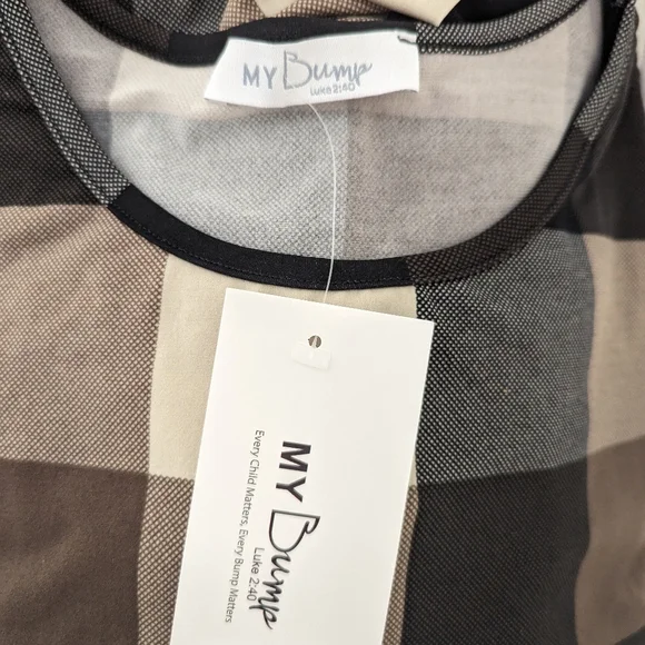 My Bump Women's Maternity Bodycon Causual Short Sleeve Mama Dress - Picture 5 of 5